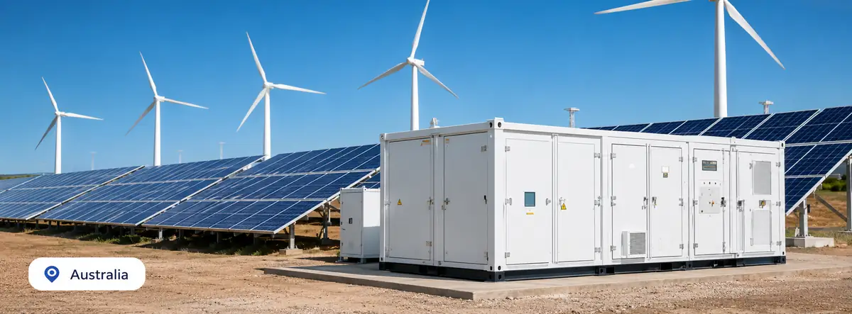 Renewable energy transformer project case with solar and wind power